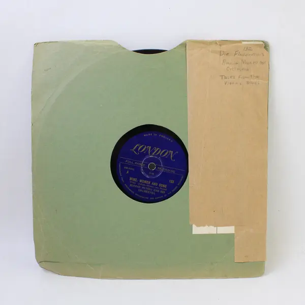 Ronnie Munro Wine, Women And Song/Roses of The South-Waltz 10" Shellac
