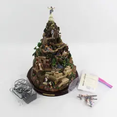 Thomas Kinkade Faith Mountain Light Up Sculpture As-Is Lots of Broken Pieces