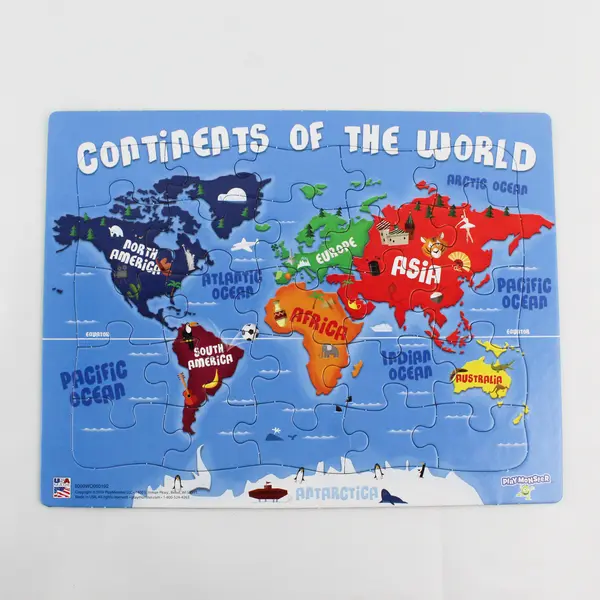 Lot of 3 PlayMonster Children's Educational Jigsaw Puzzles