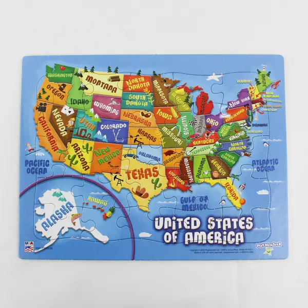 Lot of 3 PlayMonster Children's Educational Jigsaw Puzzles