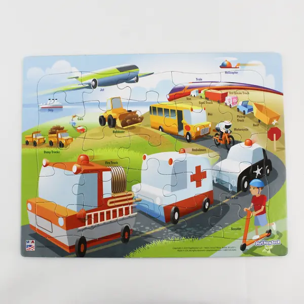 Lot of 3 PlayMonster Children's Educational Jigsaw Puzzles