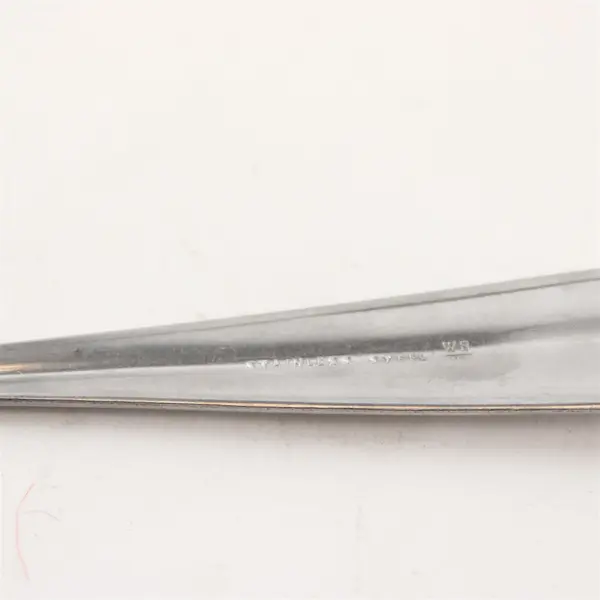 Lot of 2 Royal (Flatware) RFL9 Pattern Stainless Steel Teaspoons 6" Long Good