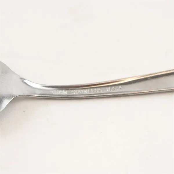 Lot of 2 Oneida Silver (Thor) OHS112 Pattern Teaspoon (6") & Salad Fork (6.25")
