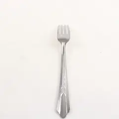 Ekco Silver EKS7 Pattern Stainless Square Bowl Dinner Fork 7.25" Long Good 