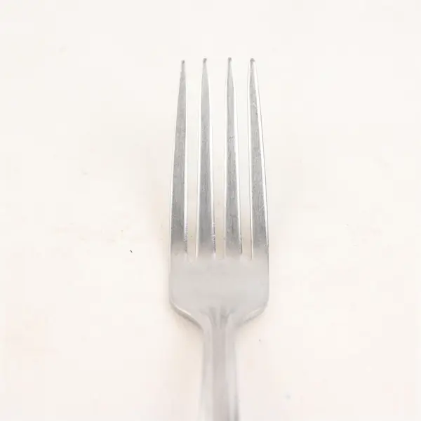 Ekco Silver EKS7 Pattern Stainless Square Bowl Dinner Fork 7.25" Long Good 