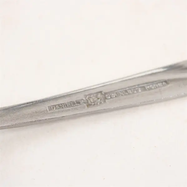 Rare Collectable Danielle Brand Stainless Teaspoon 6" Good