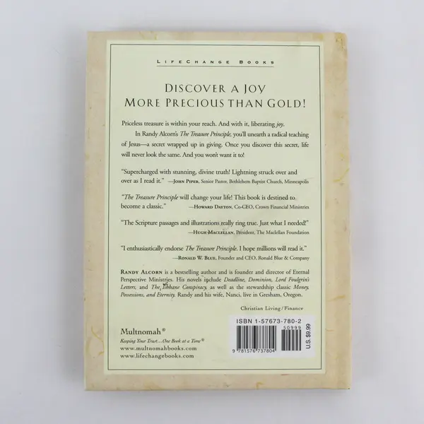 The Treasure Principle Discovering the Secret of Joyful Giving Randy Alcorn 2001