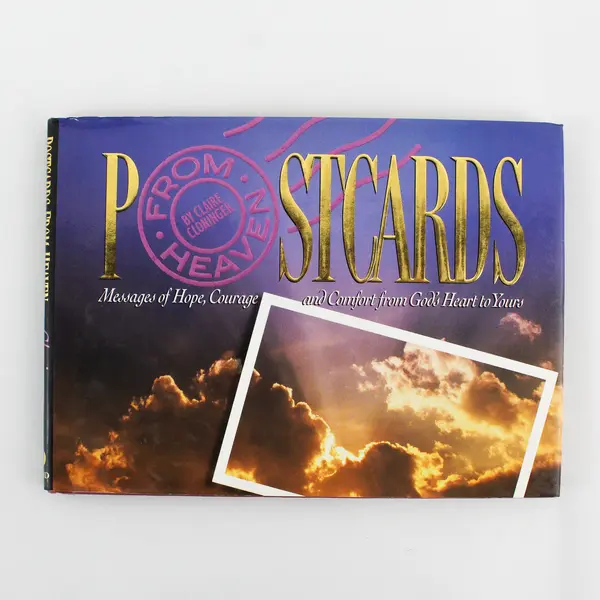 Vintage Postcards from Heaven by Claire Cloninger 1992 Hardcover Dust Jacket