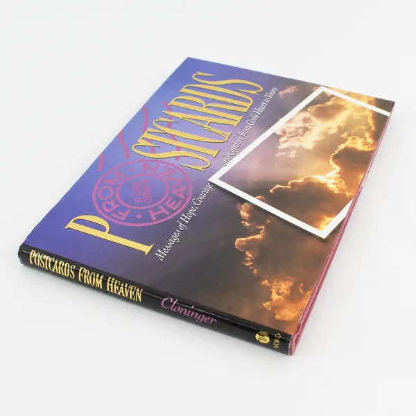 Vintage Postcards from Heaven by Claire Cloninger 1992 Hardcover Dust Jacket