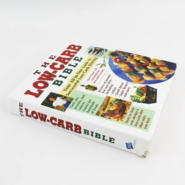 The Low-Carb Bible 2003 Hardcover Illustrated Cookbook