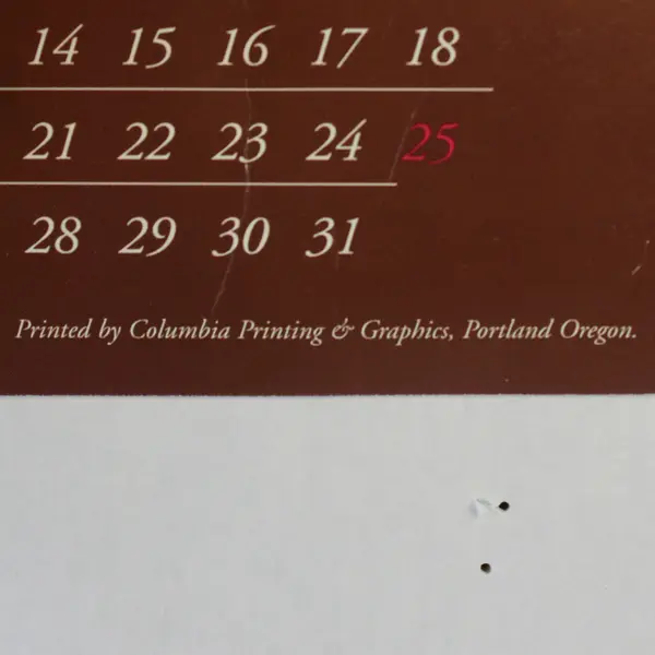 Black Butte Ranch Aspen 2004 Calendar Poster With 2003 Fire Progression Guide