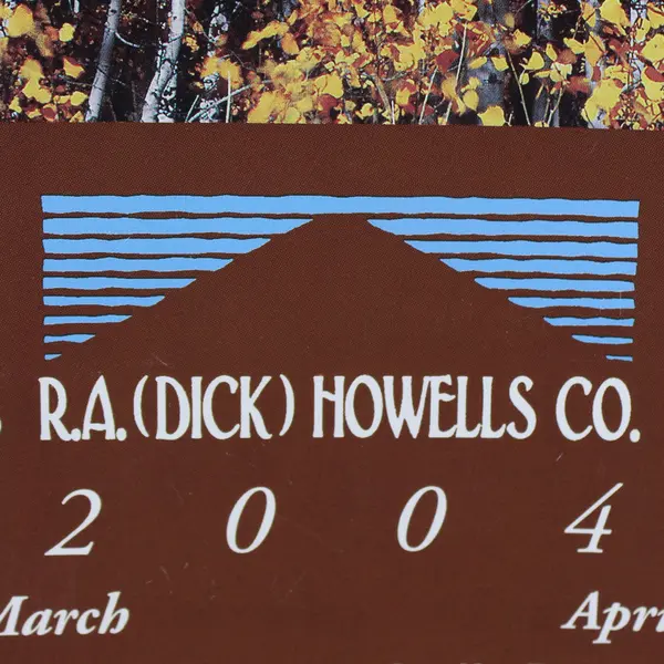 Black Butte Ranch Aspen 2004 Calendar Poster With 2003 Fire Progression Guide