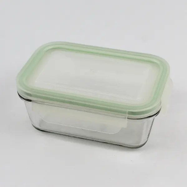 Snapware Glasslock Small Rectangular Food Storage Container 6" x 4" x 2.5"