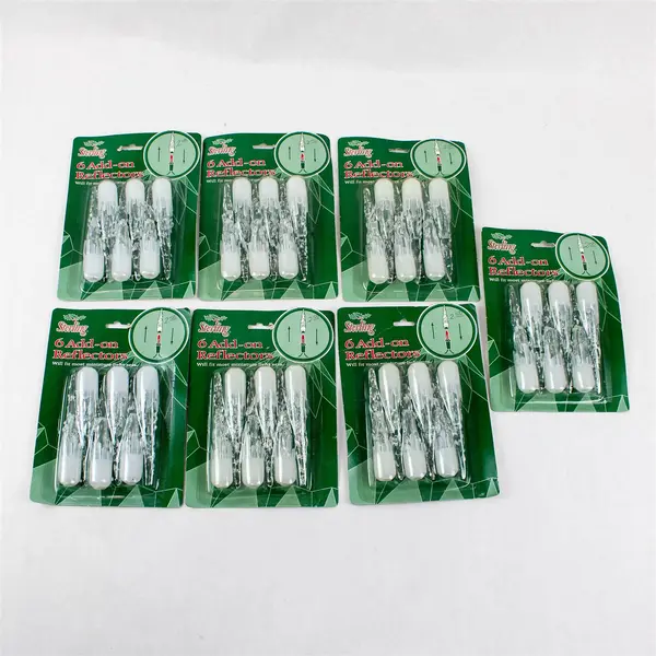 Set of 7 Vintage Sterling Christmas Tree Light Add-On Reflectors 42pc