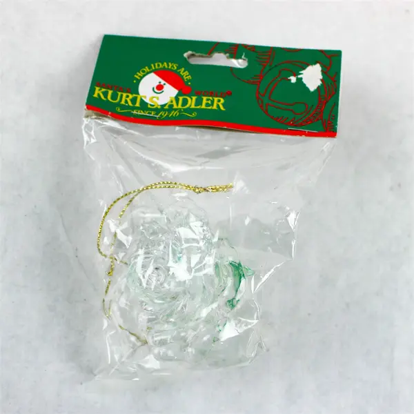 Set of 7 Santa's World Kurt S. Adler Clear Rose String Light Covers W614/C