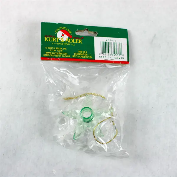 Set of 7 Santa's World Kurt S. Adler Clear Rose String Light Covers W614/C