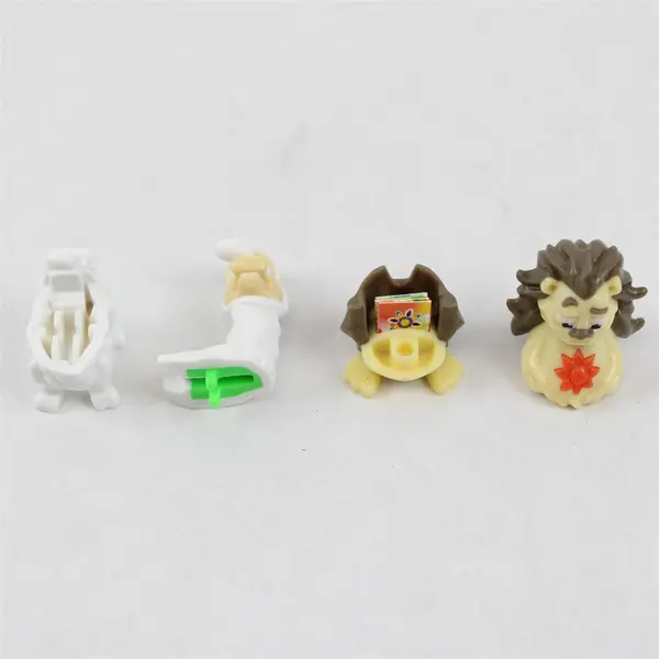 Lot of 2 Kinder Joy Llama and Hedgehog Buildable Figurines