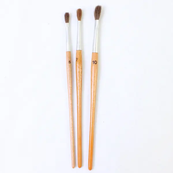 Lot of 4 Painting Tools - 3 Paint Brushes & Palette Knife