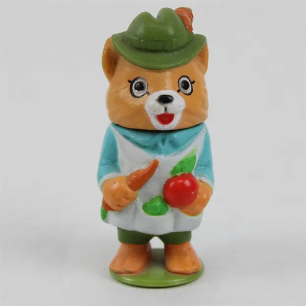 Vintage Grocer Cat Figure from Richard Scarry’s Playskool Puzzletown (1976) 