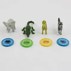 Lot Of 4 Wild Kratts Animal Figures Each With Their Power Discs 