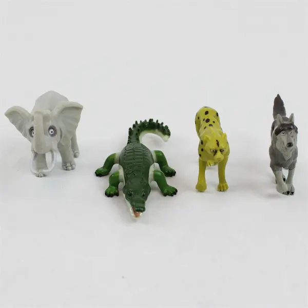 Lot Of 4 Wild Kratts Animal Figures Each With Their Power Discs 