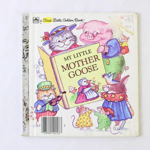 Vintage 1981 My Little Mother Goose A First Little Golden Book Hardcover Good