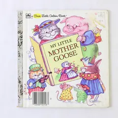 Vintage 1981 My Little Mother Goose A First Little Golden Book Hardcover Good