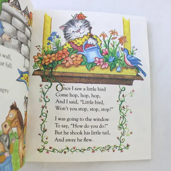 Vintage 1981 My Little Mother Goose A First Little Golden Book Hardcover Good
