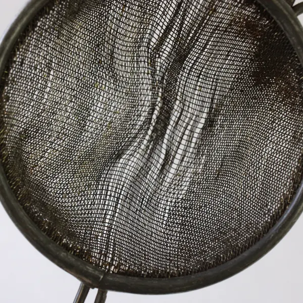 Lot Of 3 Unbranded Assorted Multicolor Handle Stainless Steel Strainer Sifter