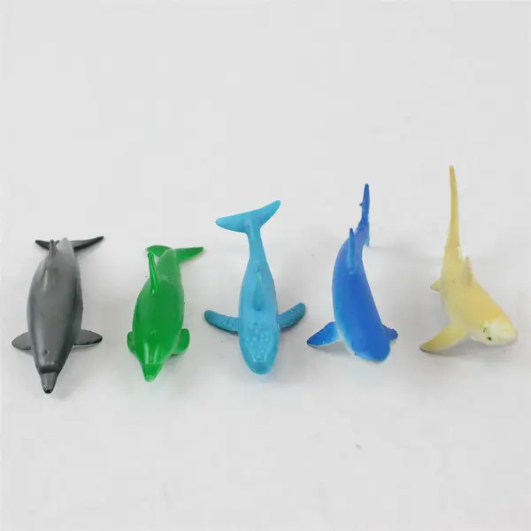 Lot of 16 Mixed Marine Sea Life Animals Various Types Creatures Plastic Figures 