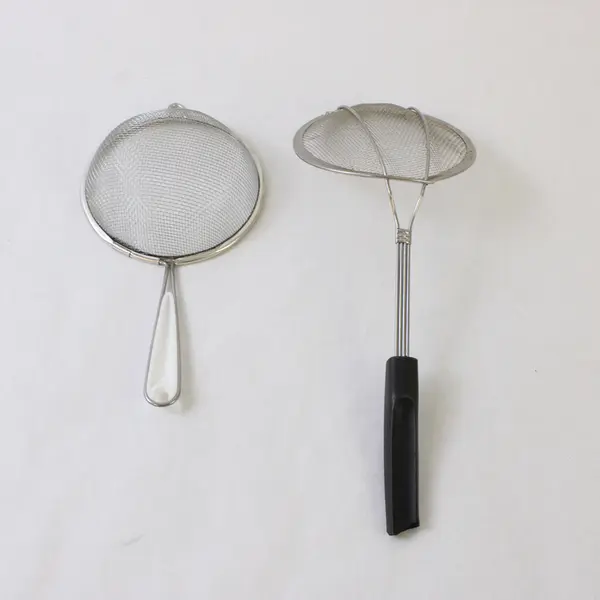 Lot Of 2 Unbranded Stainless Steel Strainer Sifter