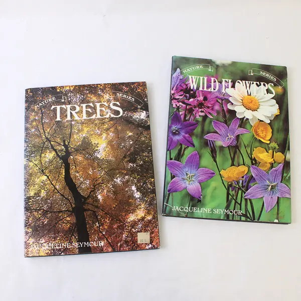 Lot of 2 Vintage 1978 Nature Series Books by Jacqueline Seymour HC DJ Good