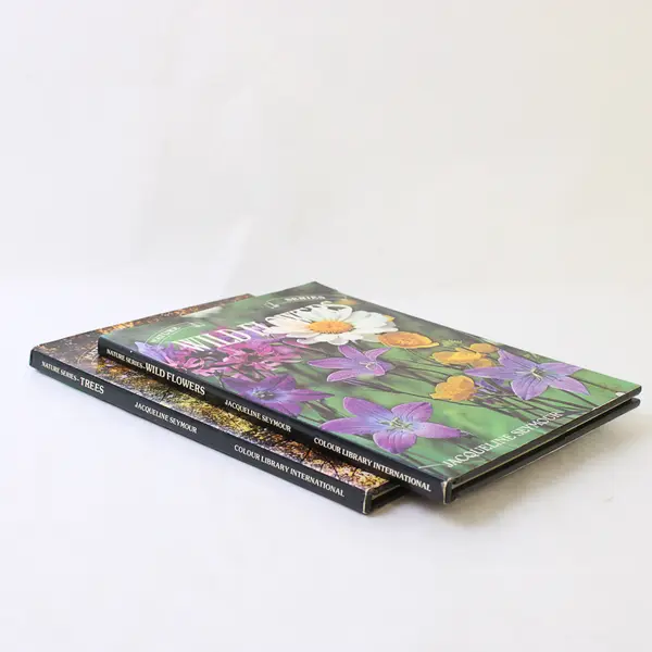 Lot of 2 Vintage 1978 Nature Series Books by Jacqueline Seymour HC DJ Good