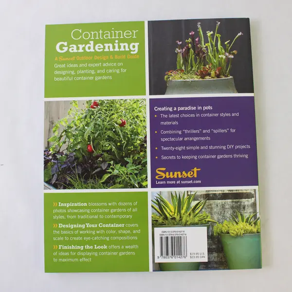 Container Gardening A Sunset Outdoor Design & Build Guide Hank Jenkins 2010 PB