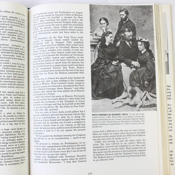 General Custer's Libbie by Lawrence A Frost 1st Edition 1976 Hardcover DJ