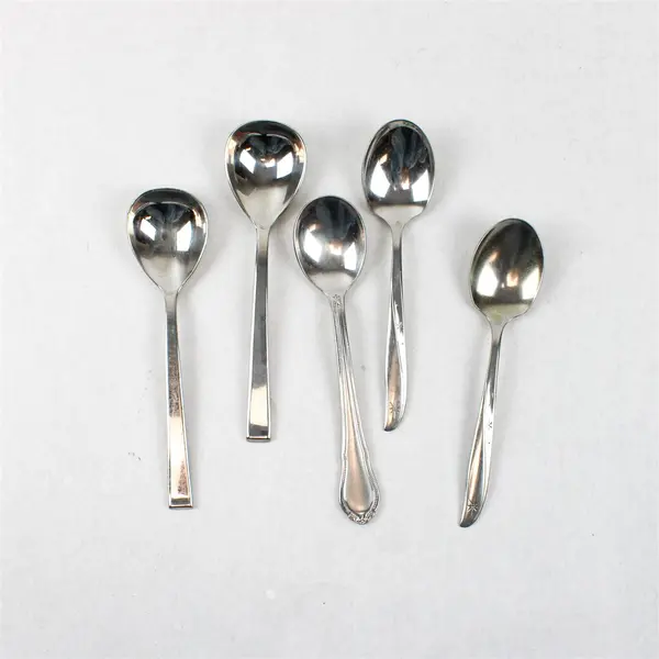 Lot of 10 Assorted Stainless Steel Sugar Spoons Event Flatware