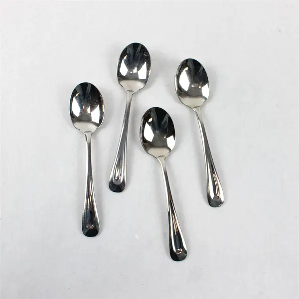 Mixed Lot of 10 Assorted Stainless Steel Sugar Spoons Event Flatware