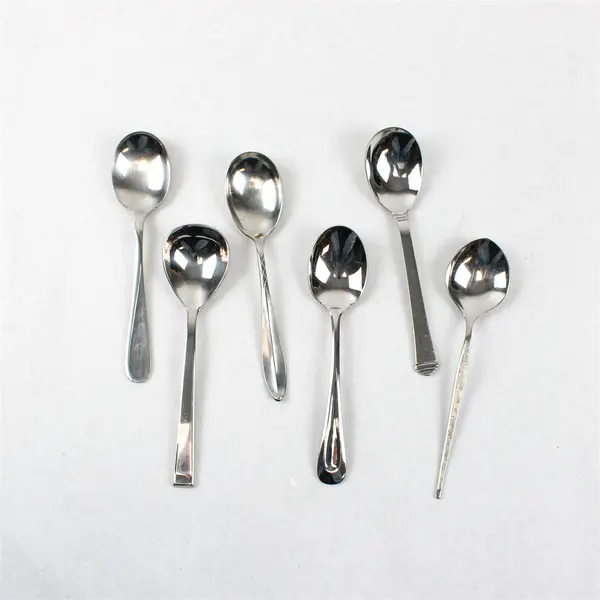 Mixed Lot of 10 Assorted Stainless Steel Sugar Spoons Party Event Flatware