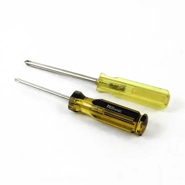 Lot of 2 Phillips Head Screwdrivers 7.5in Used Hand Tools