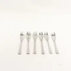 Lot Of 6 Cambridge Silver Strata (Stainless) Pattern Flatware Salad Forks 7.25"