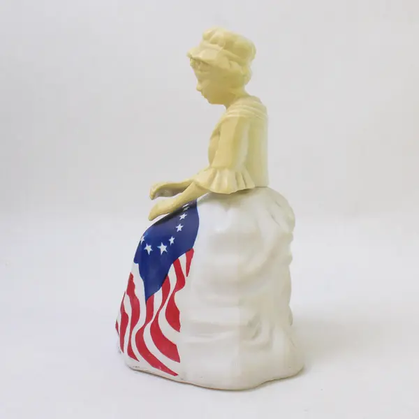 Vintage 1976 AVON Betsy Ross Figurine Cologne Decanter - Empty