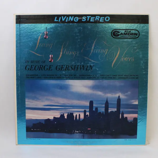  Living Strings & Living Voices In Music Of George Gershwin 12" Vinyl Record