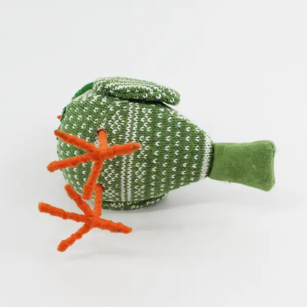 Place & Time Tabletop Fabric Bird St Patrick's Day 7.25 Inch 