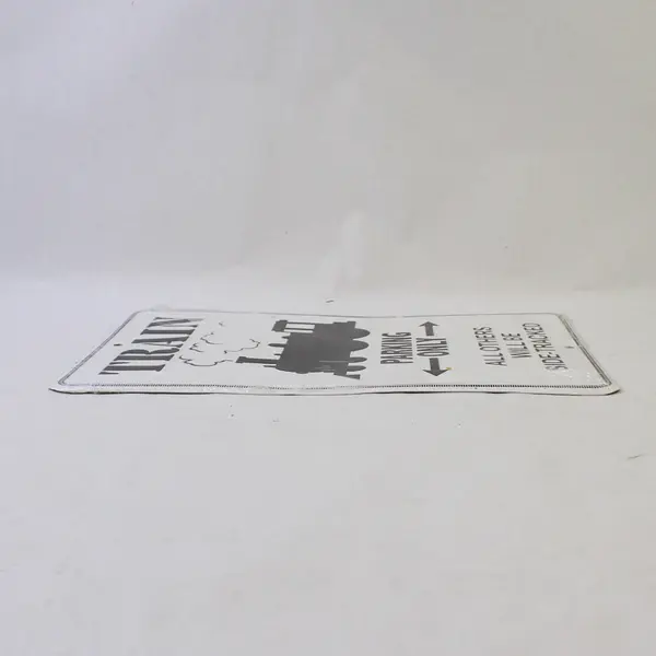 Train Parking Only Sign 8x12 Metal USA - All Others Will Be Side-Tracked