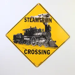 Crosswalks Steam Train Crossing 12x12 Aluminum Sign X193 New