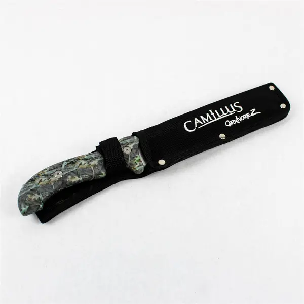 Camillus Carnivore Z 14.5in Fixed Blade Knife w/ Sheath Collectible