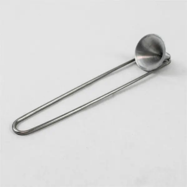 Vintage Metal Handle Decorative Candle Snuffer, Silver Tone