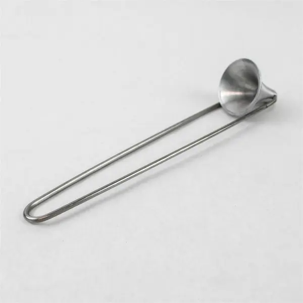 Vintage Metal Handle Decorative Candle Snuffer, Silver Tone