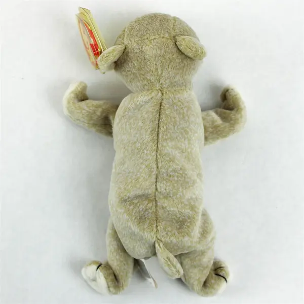 TY Beanie Baby Almond the Beige Bear 1999 Plush Doll Toy with Tag Protector