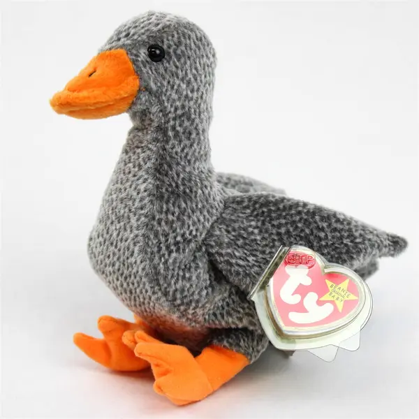 Ty Beanie Baby Honks the Goose w/ Tag Protector Retired Very Good